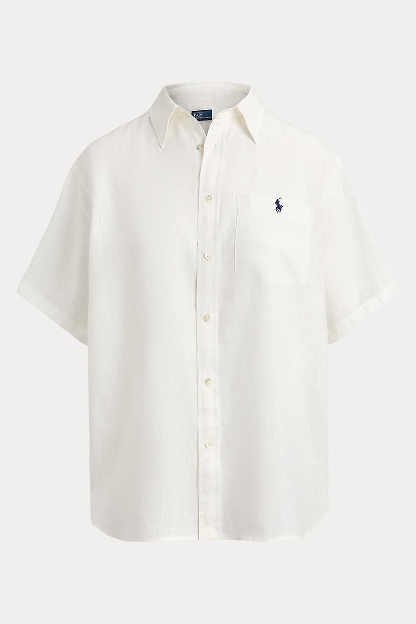 【ラルフローレン/RALPH LAUREN】の【POLO RALPH LAUREN】オーバーサイズ フィット リネン ショートスリーブ シャツ インテリア・キッズ・メンズ・レディースファッション・服の通販 founy(ファウニー) 　ファッション　Fashion　レディースファッション　Fashion for Women　トップス・カットソー　Cut & Sew Tops　シャツ・ブラウス・オフィスカジュアル　Elegant Blouses & Button-Ups　ショルダー　Shoulder, Shoulder Strap　ショート　Short, Short Length　スリーブ　Sleeve, Long Sleeve / Short Sleeve　ドロップ　Drop Shoulder, Dropped Style　パッチ　Patch, Appliqué　フィット　Fit, Slim Fit　フォルム　Silhouette, Form　ポケット　Pocket, Pocket Detail　リネン　Linen, Linen Fabric　リラックス　Relax, Relaxed Fit　半袖　Short Sleeve, Half Sleeve　夏　Summer　ホワイト|ID: prp329100004889152 ipo3291000000036895934