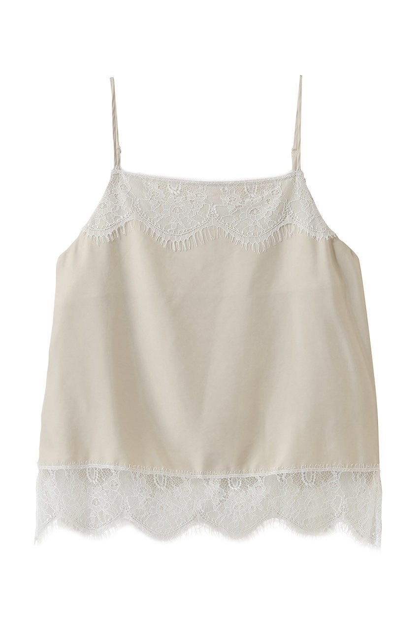 【ティアラ/Tiara】のレースキャミソール インテリア・キッズ・メンズ・レディースファッション・服の通販 founy(ファニー) 　ファッション　Fashion　レディースファッション　Fashion for Women　トップス・カットソー　Cut & Sew Tops　キャミソール&ノースリーブ　Camisoles & Sleeveless Tops　シャツ・ブラウス・オフィスカジュアル　Elegant Blouses & Button-Ups　おすすめ　Recommended / Our Picks　インナー　Innerwear　キャミソール　Camisole, Spaghetti Strap Top　キュプラ　Cupro, Eco Fabric　ジャケット　Jacket, Outerwear　ノースリーブ　Sleeveless, No-Sleeve　レース　Lace, Lace Fabric　新作・新入荷　New Arrivals / New In　ベージュ|ID: prp329100004889154 ipo3291000000036526086