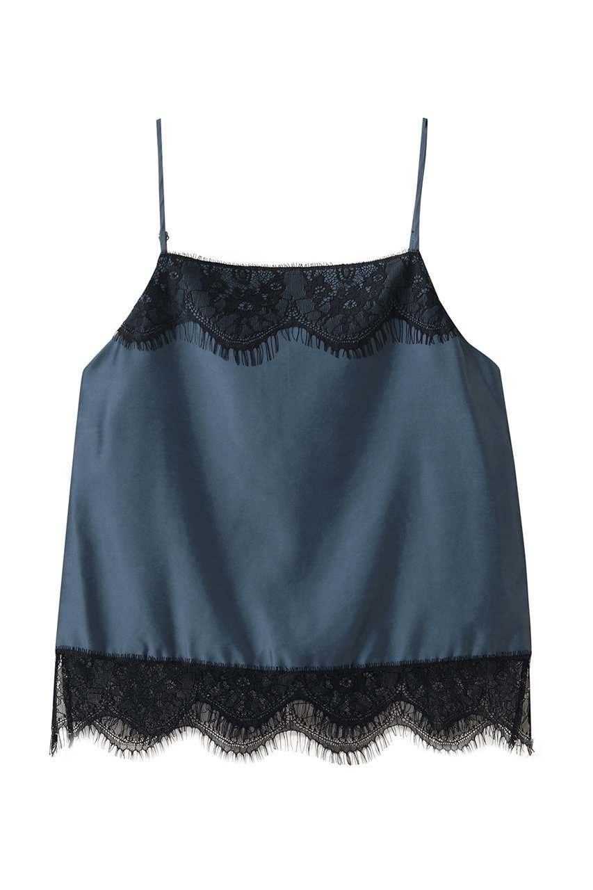 【ティアラ/Tiara】のレースキャミソール インテリア・キッズ・メンズ・レディースファッション・服の通販 founy(ファニー) 　ファッション　Fashion　レディースファッション　Fashion for Women　トップス・カットソー　Cut & Sew Tops　キャミソール&ノースリーブ　Camisoles & Sleeveless Tops　シャツ・ブラウス・オフィスカジュアル　Elegant Blouses & Button-Ups　おすすめ　Recommended / Our Picks　インナー　Innerwear　キャミソール　Camisole, Spaghetti Strap Top　キュプラ　Cupro, Eco Fabric　ジャケット　Jacket, Outerwear　ノースリーブ　Sleeveless, No-Sleeve　レース　Lace, Lace Fabric　新作・新入荷　New Arrivals / New In　インディゴ|ID: prp329100004889154 ipo3291000000036526087