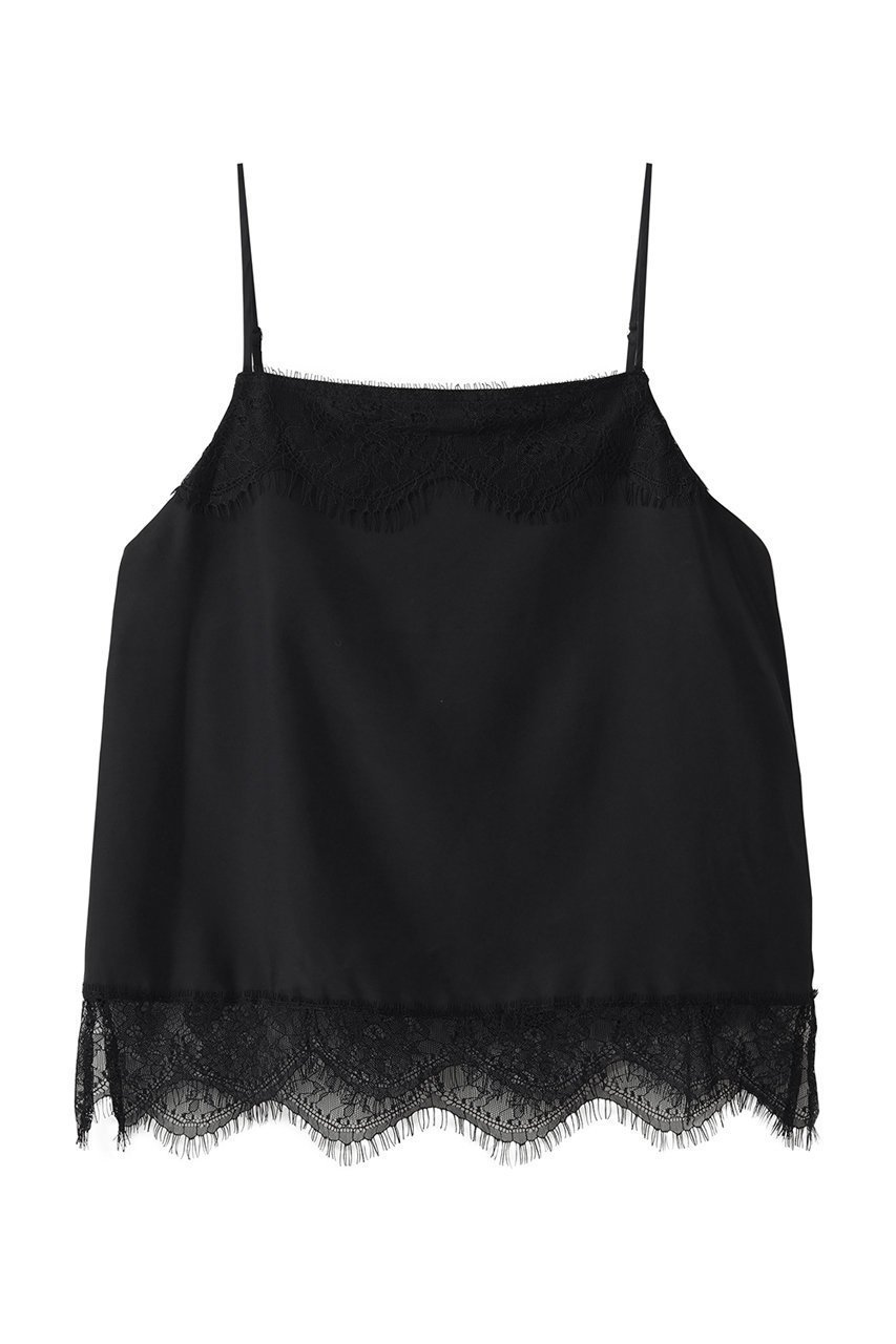 【ティアラ/Tiara】のレースキャミソール インテリア・キッズ・メンズ・レディースファッション・服の通販 founy(ファニー) 　ファッション　Fashion　レディースファッション　Fashion for Women　トップス・カットソー　Cut & Sew Tops　キャミソール&ノースリーブ　Camisoles & Sleeveless Tops　シャツ・ブラウス・オフィスカジュアル　Elegant Blouses & Button-Ups　おすすめ　Recommended / Our Picks　インナー　Innerwear　キャミソール　Camisole, Spaghetti Strap Top　キュプラ　Cupro, Eco Fabric　ジャケット　Jacket, Outerwear　ノースリーブ　Sleeveless, No-Sleeve　レース　Lace, Lace Fabric　新作・新入荷　New Arrivals / New In　ブラック|ID: prp329100004889154 ipo3291000000036526088