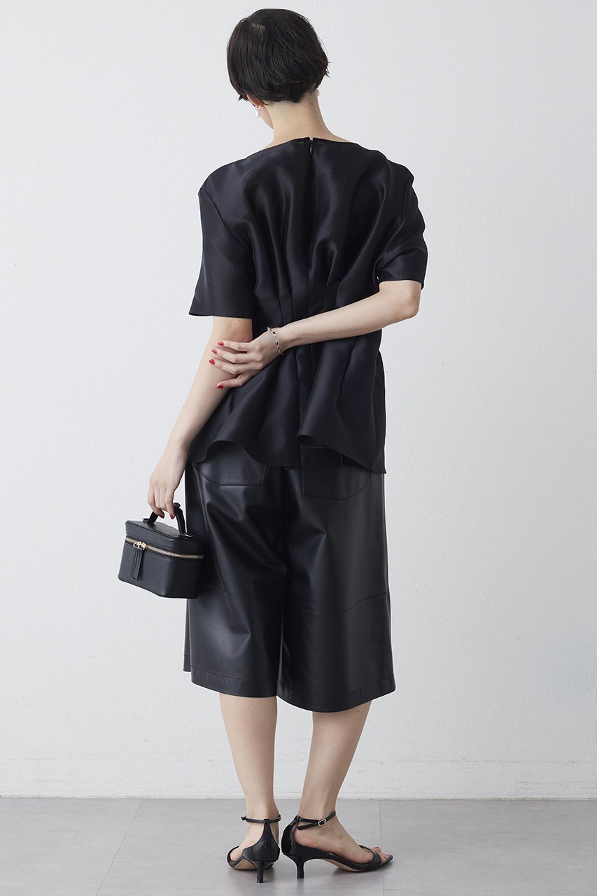 【ウィムガゼット/Whim Gazette】のオーガンジーペプラムブラウス 人気、トレンドファッション・服の通販 founy(ファニー) ファッション Fashion レディースファッション Fashion for Women トップス・カットソー Cut & Sew Tops シャツ・ブラウス・オフィスカジュアル Elegant Blouses & Button-Ups エレガント 上品 Elegant オーガンジー Organza Fabric ショート Short, Short Length シルク Silk, 100% Silk スリーブ Sleeve, Long Sleeve / Short Sleeve フォルム Silhouette, Form ペプラム Peplum, Flared Hem 新作・新入荷 New Arrivals / New In other-4|ID: prp329100004889156 ipo3291000000036526107