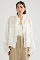 【カオス/Chaos】のゴーダブルゾン 人気、トレンドファッション・服の通販 founy(ファニー) ファッション Fashion レディースファッション Fashion for Women アウター Coat / Outerwear Collection レディースジャケット・軽アウター Jackets ブルゾンジャケット・スポーティアウター Blouson Jackets 2025年 2025 2025春夏・S/S Spring/Summer 2025 SS25 ジャケット Jacket, Outerwear ツイル Twist, Twisted Detail ブルゾン Blouson, Bomber Jacket 夏 Summer 定番 Standard, Basic Item 新作・新入荷 New Arrivals / New In 羽織 Haori, Light Jacket thumbnail ホワイト|ID: prp329100004889166 ipo3291000000036526181