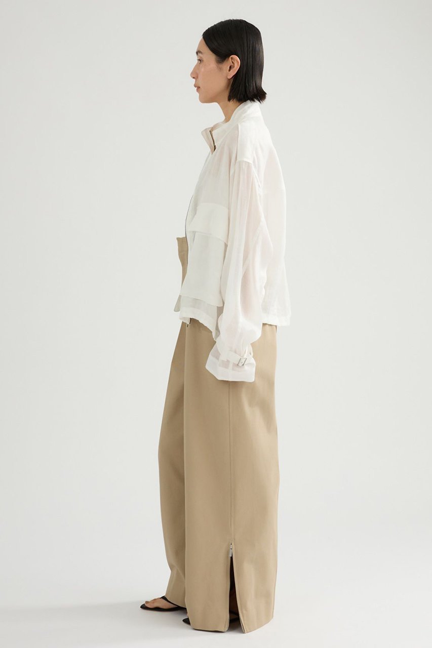 【カオス/Chaos】のゴーダブルゾン 大人の最旬トレンドファッション＆コーディネート founy(ファウニー) 　ファッション　Fashion　レディースファッション　Fashion for Women　アウター　Coat / Outerwear Collection　レディースジャケット・軽アウター　Jackets　ブルゾンジャケット・スポーティアウター　Blouson Jackets　2025年　2025　2025春夏・S/S　Spring/Summer 2025 SS25　ジャケット　Jacket, Outerwear　ツイル　Twist, Twisted Detail　ブルゾン　Blouson, Bomber Jacket　再入荷　Restock / Back in Stock　夏　Summer　定番　Standard, Basic Item　羽織　Haori, Light Jacket　other-6|ID: prp329100004889166 ipo3291000000036549739