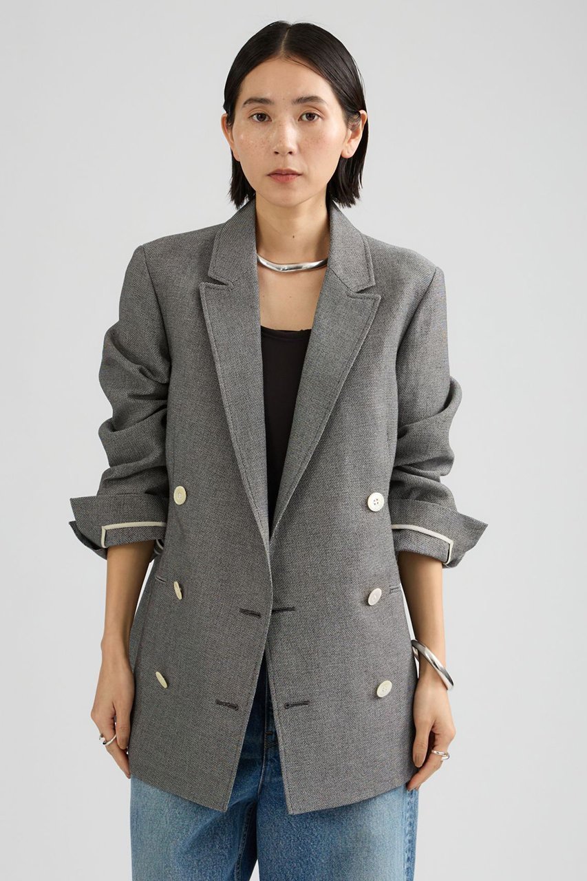 【カオス/Chaos】のサッサーラジャケット 人気、トレンドファッション・服の通販 founy(ファニー) ファッション Fashion レディースファッション Fashion for Women アウター Coat / Outerwear Collection レディースジャケット・軽アウター Jackets コンパクト Compact, Small Size 吸水 Absorbent, Quick-Dry 抗菌 Antibacterial, Bacteria-Resistant ジャケット Jacket, Outerwear ダブル Double, Double-Breasted メッシュ Mesh, Net Fabric 冬 Winter / This Winter おすすめ Recommended / Our Picks 夏 Summer 新作・新入荷 New Arrivals / New In other-2|ID: prp329100004889168 ipo3291000000036526197