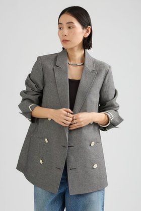 【カオス/Chaos】のサッサーラジャケット 大人の最旬トレンドファッション＆コーディネート founy(ファウニー) ファッション Fashion レディースファッション Fashion for Women アウター Coat / Outerwear Collection レディースジャケット・軽アウター Jackets コンパクト Compact, Small Size 吸水 Absorbent, Quick-Dry 抗菌 Antibacterial, Bacteria-Resistant ジャケット Jacket, Outerwear ダブル Double, Double-Breasted メッシュ Mesh, Net Fabric 冬 Winter / This Winter 再入荷 Restock / Back in Stock おすすめ Recommended / Our Picks 夏 Summer |ID:prp329100004889168