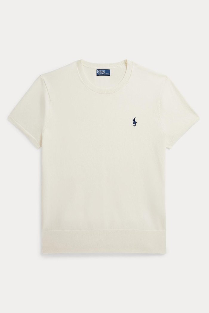 【ラルフローレン/RALPH LAUREN】の【POLO RALPH LAUREN】ショートスリーブ クルーネック セーター インテリア・キッズ・メンズ・レディースファッション・服の通販 founy(ファニー) https://founy.com/ ファッション Fashion レディースファッション Fashion for Women トップス・カットソー Cut & Sew Tops ニット Knit Tops & Sweaters カジュアルプルオーバー・ニットトップス Pullovers & Knit Tops / Casual Pullovers カフス Cuff Design ショート Short, Short Length スリム Slim, Slim Fit スリーブ Sleeve, Long Sleeve / Short Sleeve セーター Sweater, Knitwear バランス Balance, Style Balance フィット Fit, Slim Fit エレガント 上品 Elegant 半袖 Short Sleeve, Half Sleeve 新作・新入荷 New Arrivals / New In |ID: prp329100004889172 ipo3291000000036526220