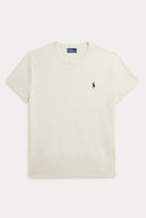 【ラルフローレン/RALPH LAUREN】の【POLO RALPH LAUREN】ショートスリーブ クルーネック セーター 人気、トレンドファッション・服の通販 founy(ファニー) ファッション Fashion レディースファッション Fashion for Women トップス・カットソー Cut & Sew Tops ニット Knit Tops & Sweaters カジュアルプルオーバー・ニットトップス Pullovers & Knit Tops / Casual Pullovers カフス Cuff Design ショート Short, Short Length スリム Slim, Slim Fit スリーブ Sleeve, Long Sleeve / Short Sleeve セーター Sweater, Knitwear バランス Balance, Style Balance フィット Fit, Slim Fit エレガント 上品 Elegant 半袖 Short Sleeve, Half Sleeve 新作・新入荷 New Arrivals / New In |ID:prp329100004889172