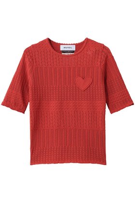 【ミュベール/MUVEIL】の柄編みニットソー 人気、トレンドファッション・服の通販 founy(ファニー) ファッション Fashion レディースファッション Fashion for Women トップス・カットソー Cut & Sew Tops ニット Knit Tops & Sweaters カジュアルプルオーバー・ニットトップス Pullovers & Knit Tops / Casual Pullovers ニットソー Knit-Sewn, Cut & Sew Knit パッチワーク Patchwork, Mixed Fabric ボトム Bottoms, Lower Wear 新作・新入荷 New Arrivals / New In |ID:prp329100004889173