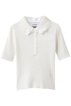 【ミュベール/MUVEIL】のレースカラー付きポロプルオーバー 人気、トレンドファッション・服の通販 founy(ファニー) ファッション Fashion レディースファッション Fashion for Women トップス・カットソー Cut & Sew Tops ニット Knit Tops & Sweaters カジュアルプルオーバー・ニットトップス Pullovers & Knit Tops / Casual Pullovers オーガンジー Organza Fabric コンパクト Compact, Small Size スポーティ Sporty, Casual Athletic レース Lace, Lace Fabric 新作・新入荷 New Arrivals / New In thumbnail ホワイト|ID: prp329100004889175 ipo3291000000036526238