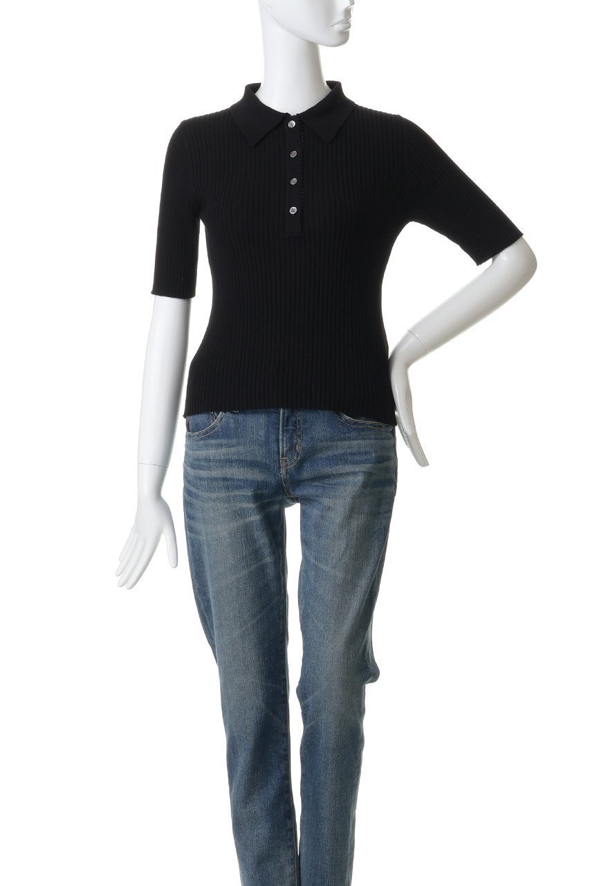 【ミュベール/MUVEIL】のレースカラー付きポロプルオーバー 人気、トレンドファッション・服の通販 founy(ファニー) 　ファッション　Fashion　レディースファッション　Fashion for Women　トップス・カットソー　Cut & Sew Tops　ニット　Knit Tops & Sweaters　カジュアルプルオーバー・ニットトップス　Pullovers & Knit Tops / Casual Pullovers　オーガンジー　Organza Fabric　コンパクト　Compact, Small Size　スポーティ　Sporty, Casual Athletic　レース　Lace, Lace Fabric　新作・新入荷　New Arrivals / New In　other-6|ID: prp329100004889175 ipo3291000000036526248