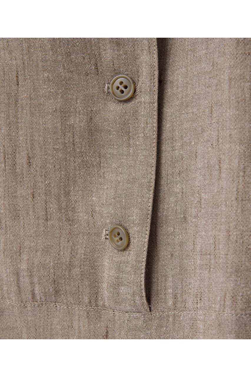 【ウィムガゼット/Whim Gazette】の【THE PAUSE】リネン混カイキンジャンプスーツ 人気、トレンドファッション・服の通販 founy(ファニー) 　ファッション　Fashion　レディースファッション　Fashion for Women　パンツ　Pants & Trousers　インナー　Innerwear　シンプル　Simple, Minimal　スーツ　Suit, Formalwear　バランス　Balance, Style Balance　リネン　Linen, Linen Fabric　半袖　Short Sleeve, Half Sleeve　新作・新入荷　New Arrivals / New In　other-6|ID: prp329100004889182 ipo3291000000036526289