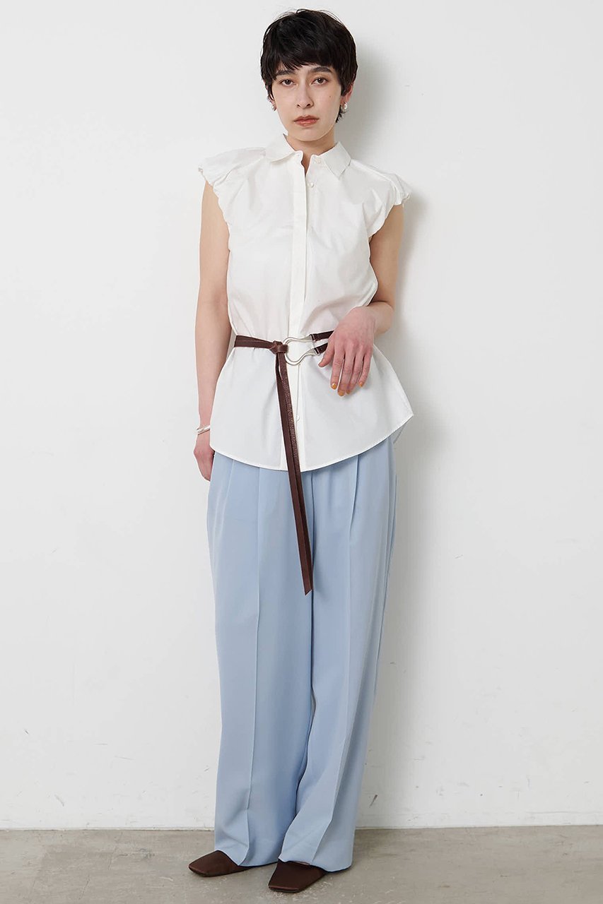 【ウィムガゼット/Whim Gazette】の【THE PAUSE】タックパンツ 人気、トレンドファッション・服の通販 founy(ファニー) 　ファッション　Fashion　レディースファッション　Fashion for Women　パンツ　Pants & Trousers　おすすめ　Recommended / Our Picks　シアー　Sheer, See-Through　セットアップ　Set-Up, Coordinated Outfit　パステル　Pastel, Soft Color　マニッシュ　Mannish, Boyish　ワイド　Wide, Wide Fit　新作・新入荷　New Arrivals / New In　other-5|ID: prp329100004889184 ipo3291000000036526302