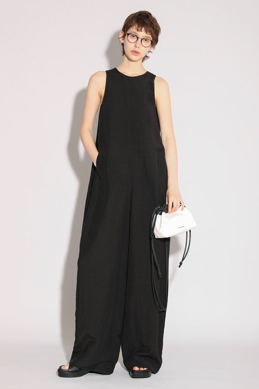 【サクラ/SACRA】のレーヨンリネンタンブルオールインワン 人気、トレンドファッション・服の通販 founy(ファニー) 　ファッション　Fashion　レディースファッション　Fashion for Women　パンツ　Pants & Trousers　アメリカン　American Style　オケージョン　Occasion Wear　スリーブ　Sleeve, Long Sleeve / Short Sleeve　デコルテ　Décolleté, Neckline　新作・新入荷　New Arrivals / New In　other-6|ID: prp329100004889186 ipo3291000000036526313