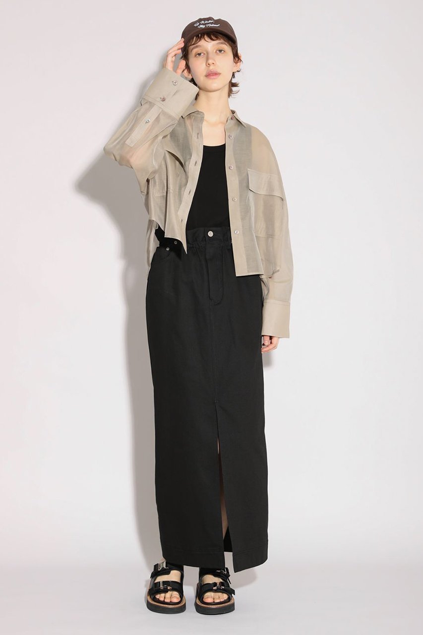 【サクラ/SACRA】のハイカウントチノクロスウエストギャザースカート 人気、トレンドファッション・服の通販 founy(ファニー) 　ファッション　Fashion　レディースファッション　Fashion for Women　スカート　Skirts　おすすめ　Recommended / Our Picks　ギャザー　Gathered, Ruffled　ショート　Short, Short Length　ストレート　Straight, Straight Cut　スリット　Slit, Slit Detail　ツイル　Twist, Twisted Detail　トレンド　Trend, Trending Now　ドローストリング　Drawstring, Pull Cord　フロント　Front, Front Design　ポケット　Pocket, Pocket Detail　新作・新入荷　New Arrivals / New In　other-8|ID: prp329100004889187 ipo3291000000036526328