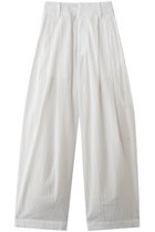 【サクラ/SACRA】のハイカウントコットンタンブルタックパンツ 人気、トレンドファッション・服の通販 founy(ファニー) ファッション Fashion レディースファッション Fashion for Women パンツ Pants & Trousers イタリア Italy ワッシャー Washer, Crinkled Finish 新作・新入荷 New Arrivals / New In thumbnail オフホワイト|ID: prp329100004889188 ipo3291000000036526333