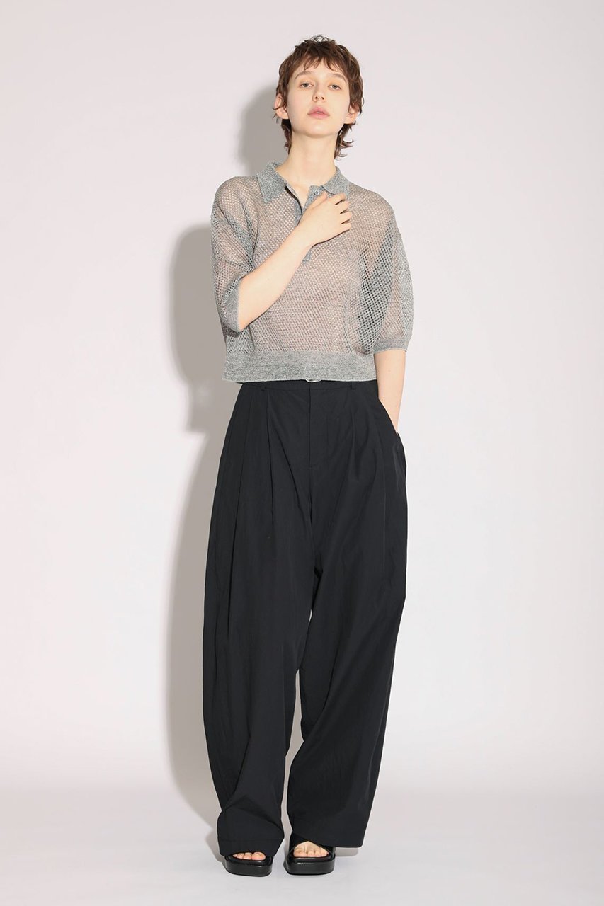 【サクラ/SACRA】のハイカウントコットンタンブルタックパンツ 大人の最旬トレンドファッション＆コーディネート founy(ファウニー) 　ファッション　Fashion　レディースファッション　Fashion for Women　パンツ　Pants & Trousers　イタリア　Italy　ワッシャー　Washer, Crinkled Finish　other-8|ID: prp329100004889188 ipo3291000000036901641