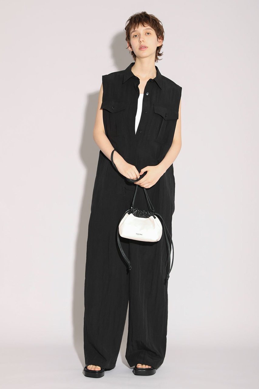 【サクラ/SACRA】のセルロースナイロンタンブラーオールインワン 人気、トレンドファッション・服の通販 founy(ファニー) 　ファッション　Fashion　レディースファッション　Fashion for Women　パンツ　Pants & Trousers　おすすめ　Recommended / Our Picks　シューズ　Shoes, Footwear　ドレープ　Drape, Draping Fabric　ビンテージ　Vintage, Retro Style　ポケット　Pocket, Pocket Detail　ミリタリー　Military, Army Style　ワーク　Workwear, Utility Style　新作・新入荷　New Arrivals / New In　other-6|ID: prp329100004889189 ipo3291000000036549746