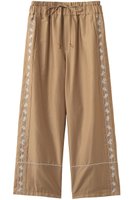 【ミュベール/MUVEIL】のスミレ刺しゅうパンツ 人気、トレンドファッション・服の通販 founy(ファニー) ファッション Fashion レディースファッション Fashion for Women パンツ Pants & Trousers サテン Satin, Glossy Fabric ジャケット Jacket, Outerwear ストライプ Stripe, Striped Pattern ストレート Straight, Straight Cut リラックス Relax, Relaxed Fit 新作・新入荷 New Arrivals / New In |ID:prp329100004889192