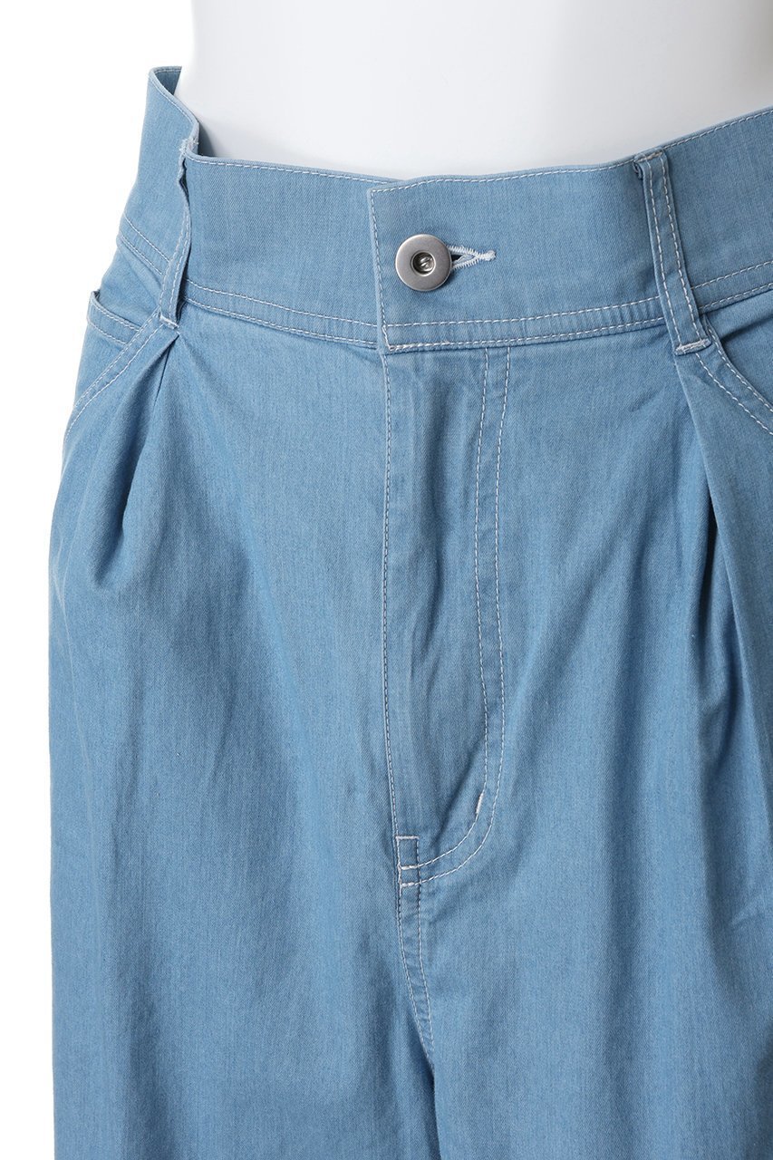 【ティアラ/Tiara】のデニムタックパンツ 人気、トレンドファッション・服の通販 founy(ファニー) 　ファッション　Fashion　レディースファッション　Fashion for Women　パンツ　Pants & Trousers　デニムパンツ・ジーンズ・美脚デニム　Denim Jeans & Pants　ストレッチ　Stretch, Stretchy Fabric　デニム　Denim, Jeans Material　トレンド　Trend, Trending Now　ワイド　Wide, Wide Fit　新作・新入荷　New Arrivals / New In　other-5|ID: prp329100004889195 ipo3291000000036526404