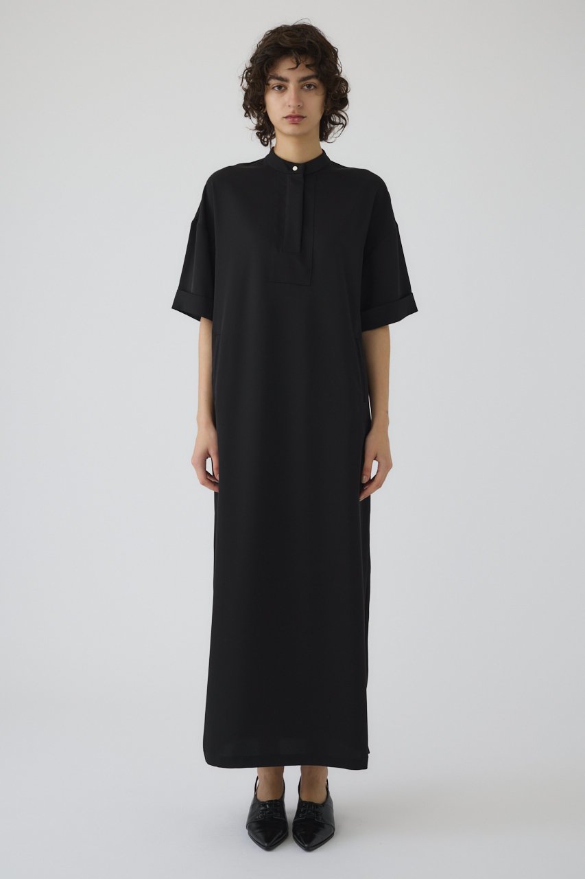 【リムアーク/RIM.ARK】のStand collar mode OP/ワンピース 人気、トレンドファッション・服の通販 founy(ファニー) 　ファッション　Fashion　レディースファッション　Fashion for Women　ワンピース　Dresses　チュニック　Tunic Tops & Dresses　シルバー　Silver, Metallic Silver　チュニック　Tunic, Long Top　リュクス　Luxury, Elegant, High-End, Chic　ロング　Long, Long-Length　エレガント 上品　Elegant　 other-1|ID: prp329100004889199 ipo3291000000036529161