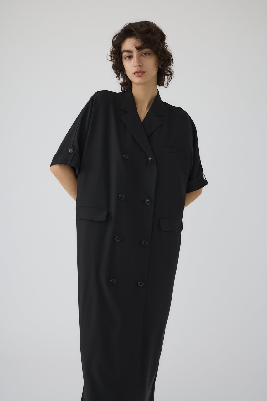 【リムアーク/RIM.ARK】のDouble breasted OP/ワンピース 人気、トレンドファッション・服の通販 founy(ファニー) 　ファッション　Fashion　レディースファッション　Fashion for Women　ワンピース　Dresses　チュニック　Tunic Tops & Dresses　ダブル　Double, Double-Breasted　チュニック　Tunic, Long Top　ロング　Long, Long-Length　other-6|ID: prp329100004889200 ipo3291000000036529177