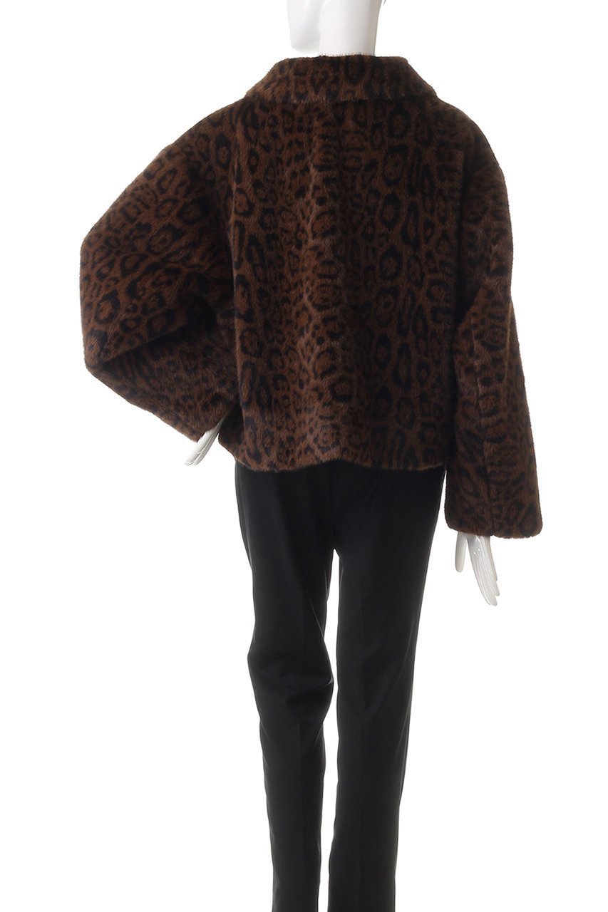 【メゾンスペシャル/MAISON SPECIAL】のFaux Fur Leopard Coat/フェイクファーレオパードコート 人気、トレンドファッション・服の通販 founy(ファニー) 　ファッション　Fashion　レディースファッション　Fashion for Women　アウター　Coat / Outerwear Collection　コート・ロングコート・ピーコート　Long Coats, Peacoats & More　インナー　Innerwear　ショート　Short, Short Length　バランス　Balance, Style Balance　フェイクファー　Faux Fur, Imitation Fur　フェイクレザー　Faux Leather, PU Leather　ポケット　Pocket, Pocket Detail　モチーフ　Motif, Design Theme　リラックス　Relax, Relaxed Fit　レオパード　Leopard, Animal Print　other-4|ID: prp329100004889211 ipo3291000000036529645