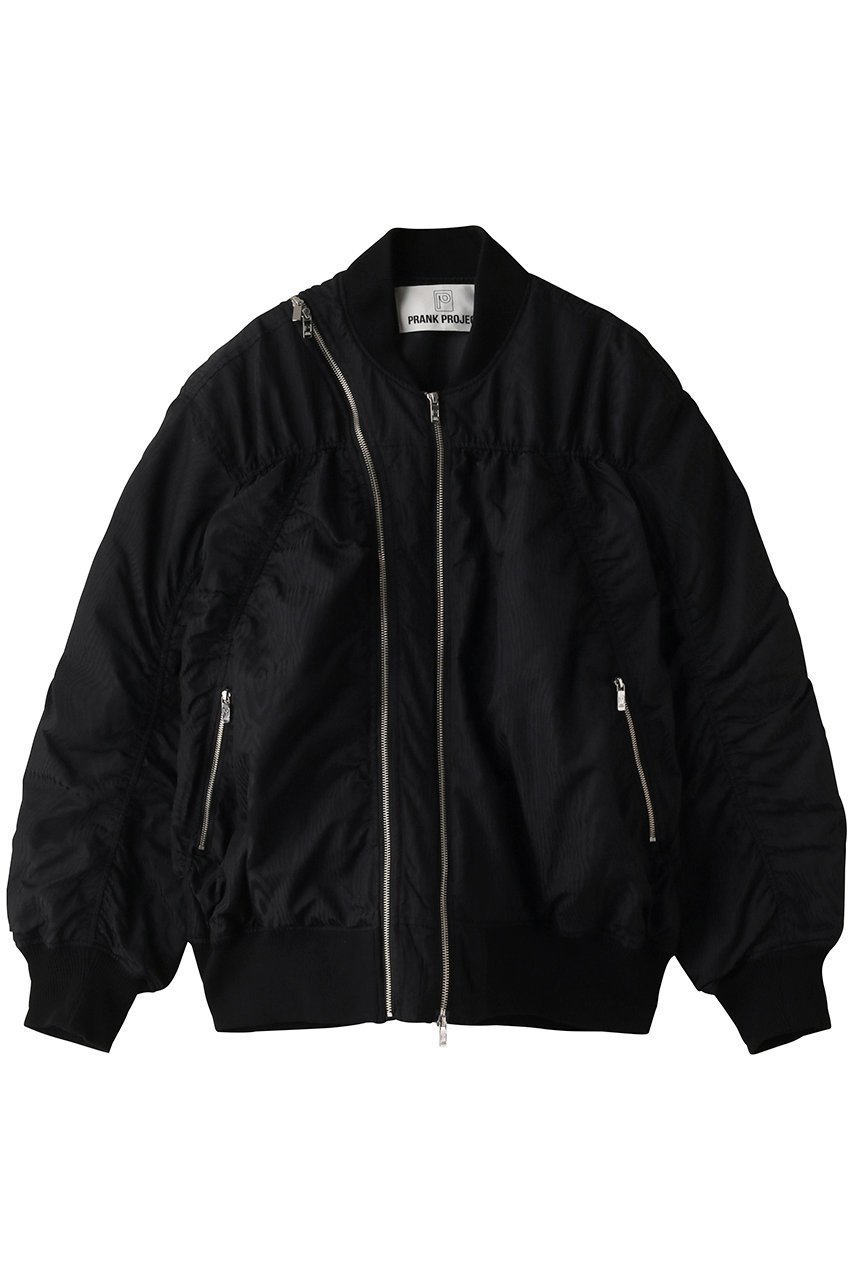 【プランク プロジェクト/PRANK PROJECT】のモアレジャガードMA-1 / Moiare Jacquard MA-1 人気、トレンドファッション・服の通販 founy(ファニー) 　ファッション　Fashion　レディースファッション　Fashion for Women　アウター　Coat / Outerwear Collection　レディースジャケット・軽アウター　Jackets　ブルゾンジャケット・スポーティアウター　Blouson Jackets　MA-1ジャケット　MA-1 Bomber Jackets / Flight Jackets　おすすめ　Recommended / Our Picks　ジャケット　Jacket, Outerwear　トレンド　Trend, Trending Now　フロント　Front, Front Design　ブルゾン　Blouson, Bomber Jacket　エレガント 上品　Elegant　今季　This Season, Current Season　 other-1|ID: prp329100004889239 ipo3291000000036530492