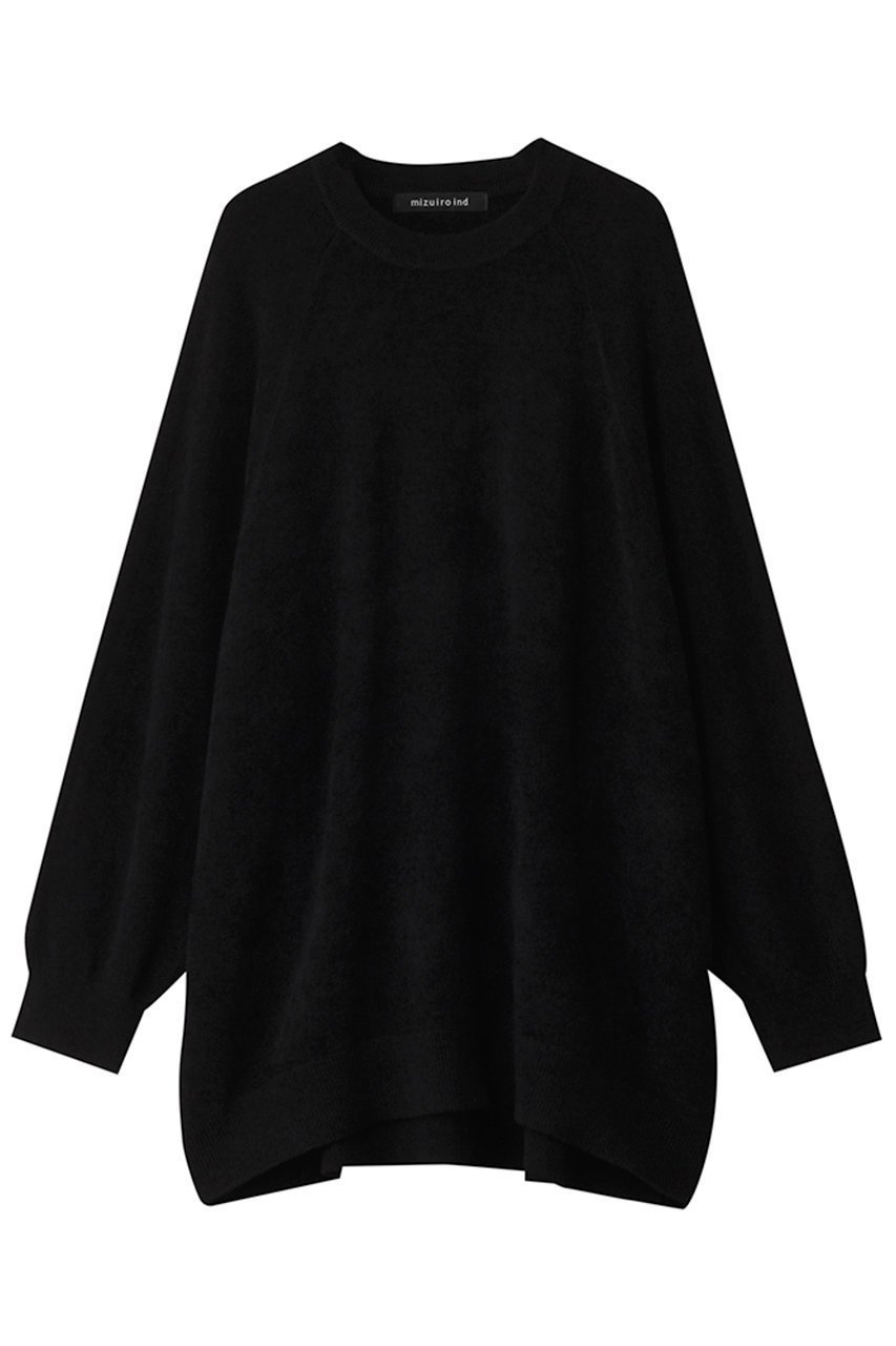 【ミズイロ インド/mizuiro ind】のmole yarn raglan slv P/O プルオーバー インテリア・キッズ・メンズ・レディースファッション・服の通販 founy(ファウニー) 　ファッション　Fashion　レディースファッション　Fashion for Women　トップス・カットソー　Cut & Sew Tops　ニット　Knit Tops & Sweaters　カジュアルプルオーバー・ニットトップス　Pullovers & Knit Tops / Casual Pullovers　ルーズ　Loose, Oversized　ワイド　Wide, Wide Fit　black|ID: prp329100004889248 ipo3291000000036530787