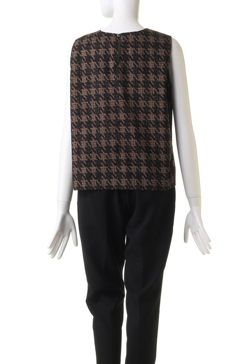 【ミズイロ インド/mizuiro ind】のchidori print N/S P/O プルオーバー 人気、トレンドファッション・服の通販 founy(ファニー) 　ファッション　Fashion　レディースファッション　Fashion for Women　トップス・カットソー　Cut & Sew Tops　ニット　Knit Tops & Sweaters　カジュアルプルオーバー・ニットトップス　Pullovers & Knit Tops / Casual Pullovers　インナー　Innerwear　ジャケット　Jacket, Outerwear　ツイード　Twill, Twill Weave　ノースリーブ　Sleeveless, No-Sleeve　プリント　Print, Printed Pattern　秋　Autumn　other-4|ID: prp329100004889262 ipo3291000000036531163