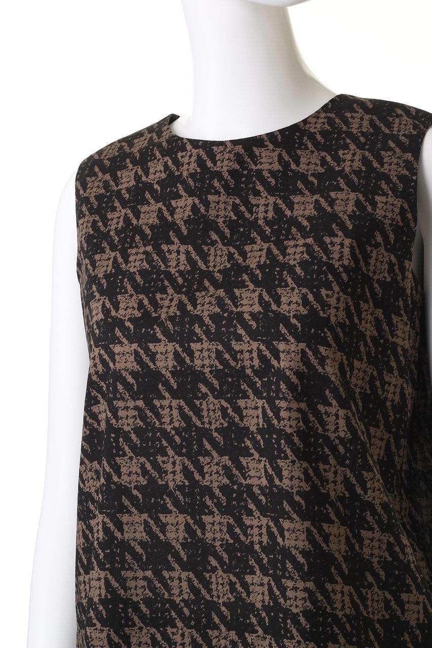 【ミズイロ インド/mizuiro ind】のchidori print N/S P/O プルオーバー 人気、トレンドファッション・服の通販 founy(ファニー) 　ファッション　Fashion　レディースファッション　Fashion for Women　トップス・カットソー　Cut & Sew Tops　ニット　Knit Tops & Sweaters　カジュアルプルオーバー・ニットトップス　Pullovers & Knit Tops / Casual Pullovers　インナー　Innerwear　ジャケット　Jacket, Outerwear　ツイード　Twill, Twill Weave　ノースリーブ　Sleeveless, No-Sleeve　プリント　Print, Printed Pattern　秋　Autumn　other-5|ID: prp329100004889262 ipo3291000000036531164