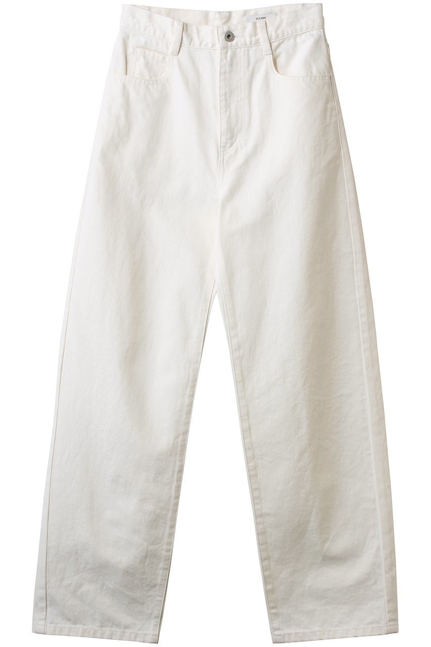 【セアン/SCEARN】のDENIM デニムパンツ インテリア・キッズ・メンズ・レディースファッション・服の通販 founy(ファニー) ファッション Fashion レディースファッション Fashion for Women パンツ Pants & Trousers デニムパンツ・ジーンズ・美脚デニム Denim Jeans & Pants デニム Denim, Jeans Material トレンド Trend, Trending Now バランス Balance, Style Balance リラックス Relax, Relaxed Fit WHITE|ID: prp329100004889288 ipo3291000000036531705