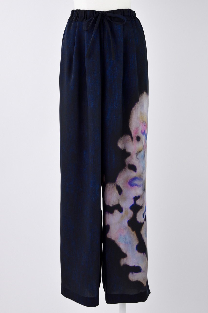 【エンフォルド/ENFOLD】のJelly fish ウエストストリング PT/パンツ インテリア・キッズ・メンズ・レディースファッション・服の通販 founy(ファニー) ファッション Fashion レディースファッション Fashion for Women パンツ Pants & Trousers ストリング String, Drawstring プリント Print, Printed Pattern リラックス Relax, Relaxed Fit 今季 This Season, Current Season ダークネイビー|ID: prp329100004889294 ipo3291000000036531765