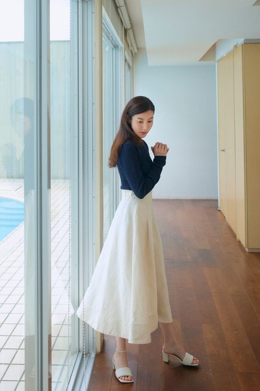 【マイ ウィークネス/MY WEAKNESS】のBack Satin Flare Skirt 人気、トレンドファッション・服の通販 founy(ファニー) 　ファッション　Fashion　レディースファッション　Fashion for Women　スカート　Skirts　ロングスカート　Long Skirts / Maxi & Midi Skirts　スウェット / スエット　Sweatshirt, Sweatwear　バランス　Balance, Style Balance　フレア　Flare, Flared　ロング　Long, Long-Length　夏　Summer　other-6|ID: prp329100004889336 ipo3291000000036532301