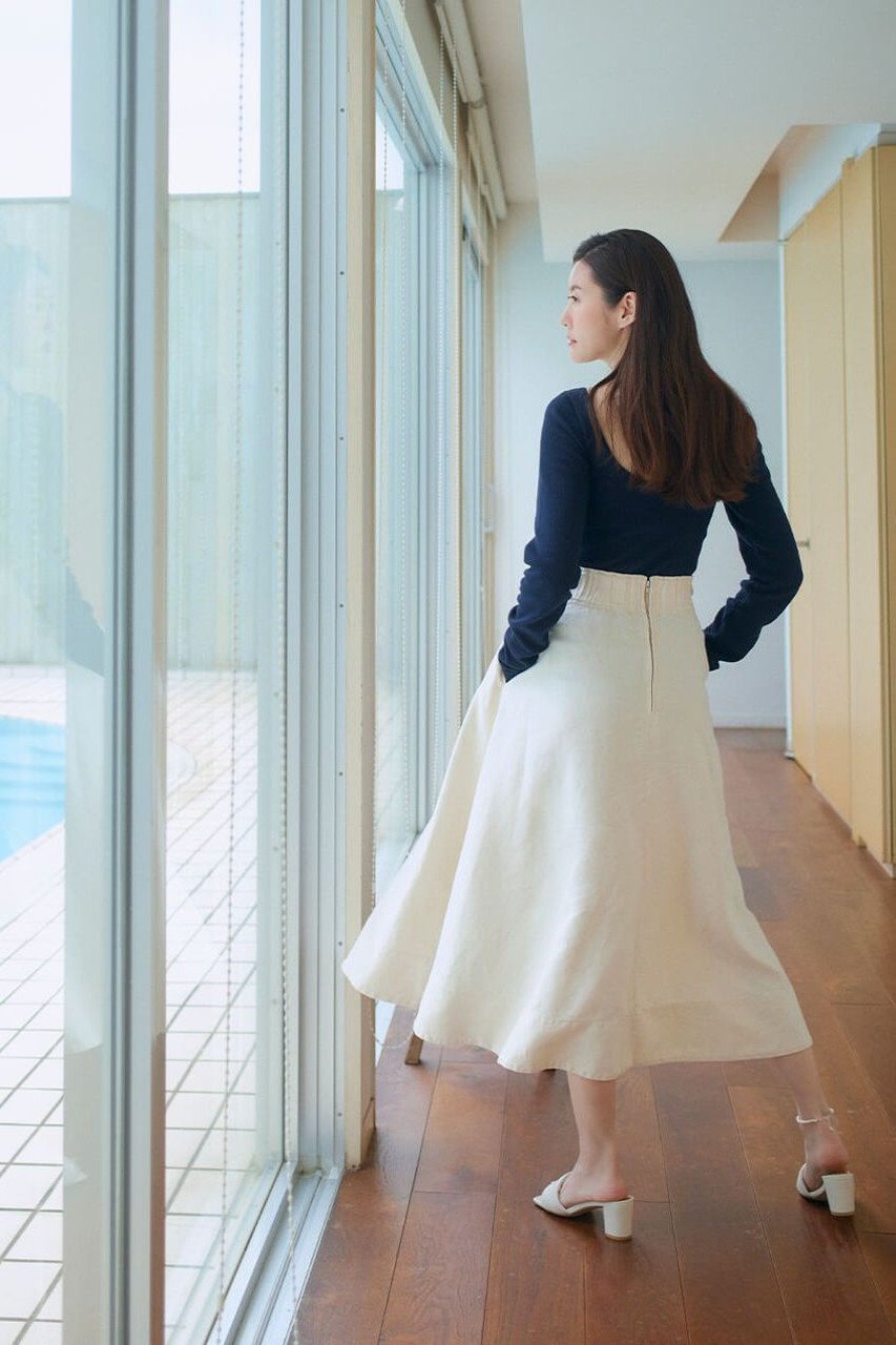 【マイ ウィークネス/MY WEAKNESS】のBack Satin Flare Skirt 人気、トレンドファッション・服の通販 founy(ファニー) 　ファッション　Fashion　レディースファッション　Fashion for Women　スカート　Skirts　ロングスカート　Long Skirts / Maxi & Midi Skirts　スウェット / スエット　Sweatshirt, Sweatwear　バランス　Balance, Style Balance　フレア　Flare, Flared　ロング　Long, Long-Length　夏　Summer　other-7|ID: prp329100004889336 ipo3291000000036532302