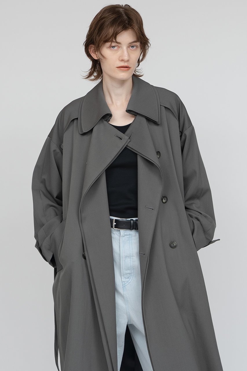 【イロット/IIROT】のギャバジン トレンチ コート 人気、トレンドファッション・服の通販 founy(ファニー) 　ファッション　Fashion　レディースファッション　Fashion for Women　アウター　Coat / Outerwear Collection　コート・ロングコート・ピーコート　Long Coats, Peacoats & More　トレンチコート / 春秋の定番アウター　Trench Coats　なめらか　Smooth, Silky Texture　トレンチ　Trench, Trench Coat　ロング　Long, Long-Length　other-8|ID: prp329100004889340 ipo3291000000036532362