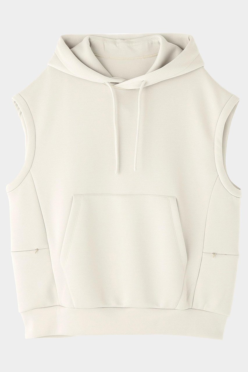 【ル フィル/LE PHIL】の《LE PHIL SPORTS》テックダンボールノースリフーディ インテリア・キッズ・メンズ・レディースファッション・服の通販 founy(ファニー) 　ファッション　Fashion　レディースファッション　Fashion for Women　トップス・カットソー　Cut & Sew Tops　シャツ・ブラウス・オフィスカジュアル　Elegant Blouses & Button-Ups　レディースパーカー・カジュアルフーディー　Casual Hoodies & Sweatshirts　ロングTシャツ・Tシャツ　Longline T-Shirts & Tees　スウェット・クルーネックトップス　Sweatshirts & Crewnecks / Relaxed Fit Sweat Tops　カットソー・ベーシックTシャツ　Cut-and-Sewn Tops / Stretch Tees & Basics　スタンダード　Standard, Basic　スポーティ　Sporty, Casual Athletic　スリット　Slit, Slit Detail　フォルム　Silhouette, Form　レイン　Rain, Rainproof　ベージュ|ID: prp329100004889350 ipo3291000000036532440