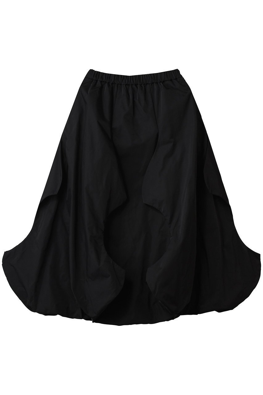 【エンフォルド/ENFOLD】のODD SHAPE SKIRT スカート インテリア・キッズ・メンズ・レディースファッション・服の通販 founy(ファニー) ファッション Fashion レディースファッション Fashion for Women スカート Skirts ロングスカート Long Skirts / Maxi & Midi Skirts ツイル Twist, Twisted Detail バランス Balance, Style Balance バルーン Balloon, Balloon Silhouette ロング Long, Long-Length エレガント 上品 Elegant ブラック|ID: prp329100004889385 ipo3291000000036532891