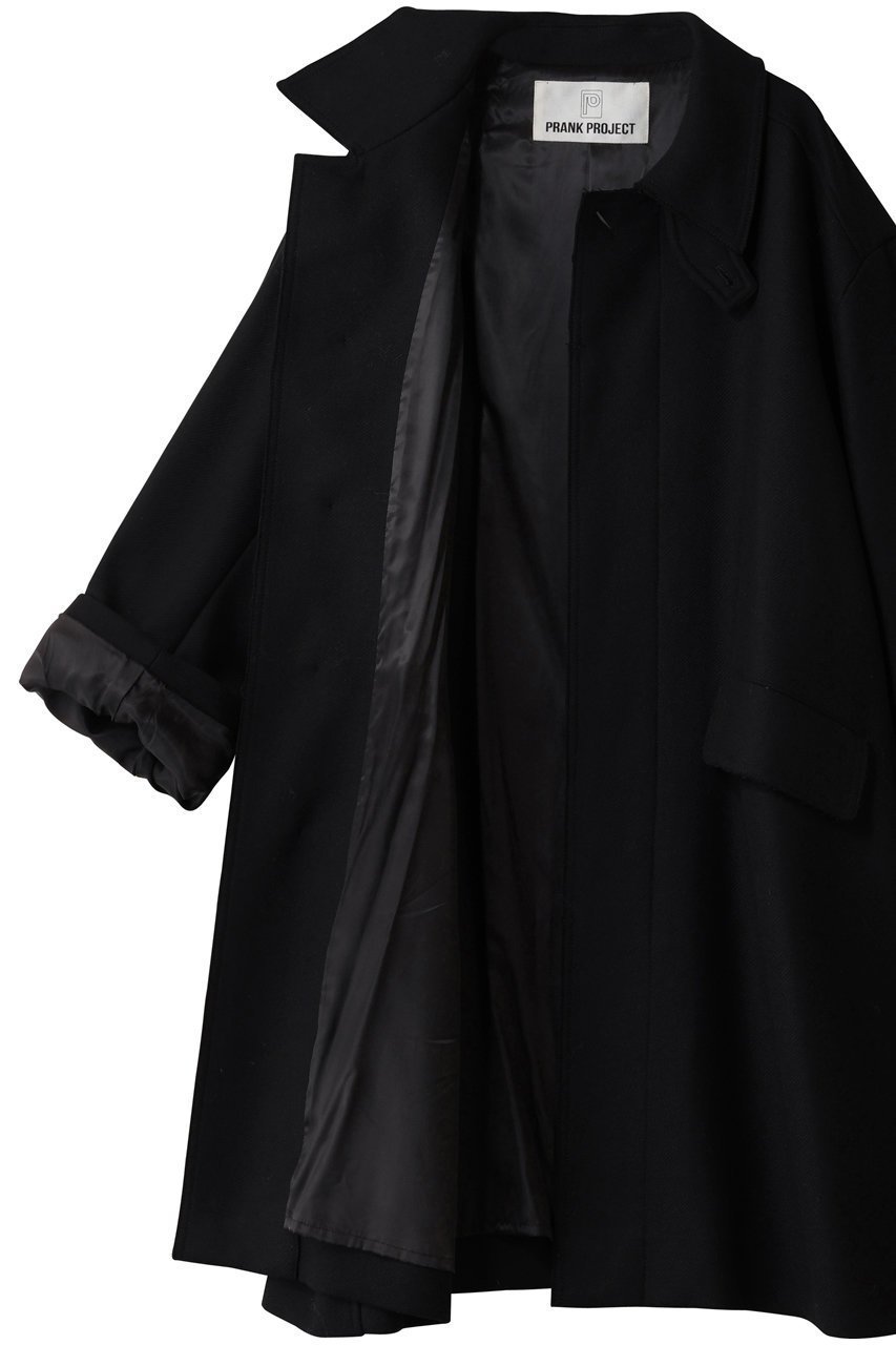 【プランク プロジェクト/PRANK PROJECT】のウールステンカラーコート 人気、トレンドファッション・服の通販 founy(ファニー) 　ファッション　Fashion　レディースファッション　Fashion for Women　アウター　Coat / Outerwear Collection　コート・ロングコート・ピーコート　Long Coats, Peacoats & More　ハイネック　High Neck, Mock Neck　ミドル　Middle Length, Mid Height　ロング　Long, Long-Length　other-7|ID: prp329100004889413 ipo3291000000036533287