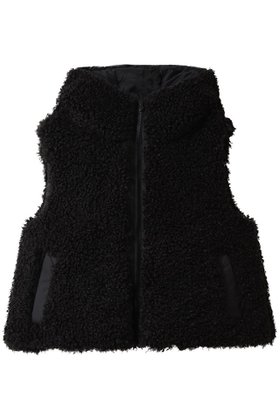 【セーブ ザ ダック/SAVE THE DUCK】 AYLAD82501W CURL/フェイクファーコショートジレ人気、トレンドファッション・服の通販 founy(ファニー) ファッション Fashion レディースファッション Fashion for Women アウター Coat / Outerwear Collection レディースジャケット・軽アウター Jackets ジャケット Jacket, Outerwear フェイクファー Faux Fur, Imitation Fur ベスト Vest, Waistcoat |ID:prp329100004889418