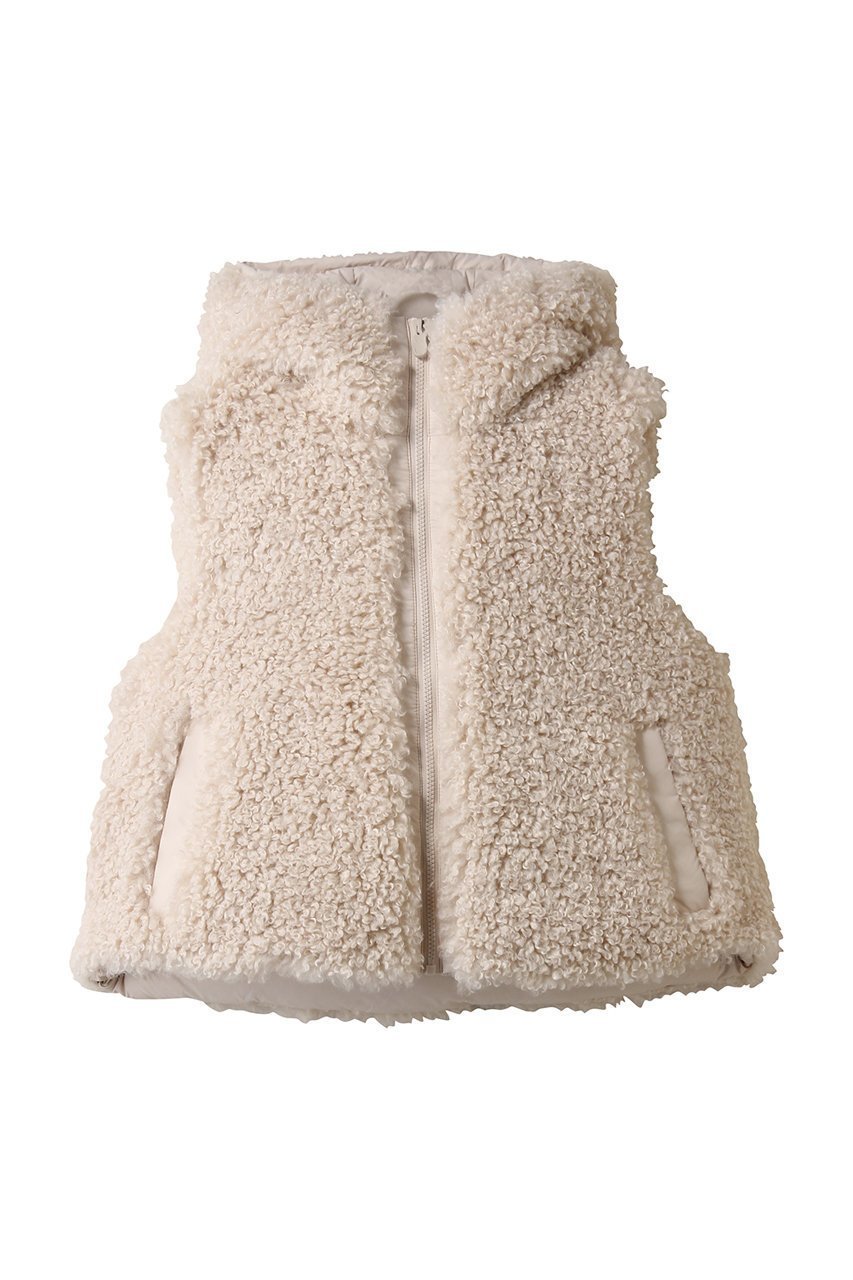 【セーブ ザ ダック/SAVE THE DUCK】のAYLAD82501W CURL/フェイクファーコショートジレ インテリア・キッズ・メンズ・レディースファッション・服の通販 founy(ファニー) ファッション Fashion レディースファッション Fashion for Women アウター Coat / Outerwear Collection レディースジャケット・軽アウター Jackets ジャケット Jacket, Outerwear フェイクファー Faux Fur, Imitation Fur ベスト Vest, Waistcoat ショアベージュ|ID: prp329100004889418 ipo3291000000036533354