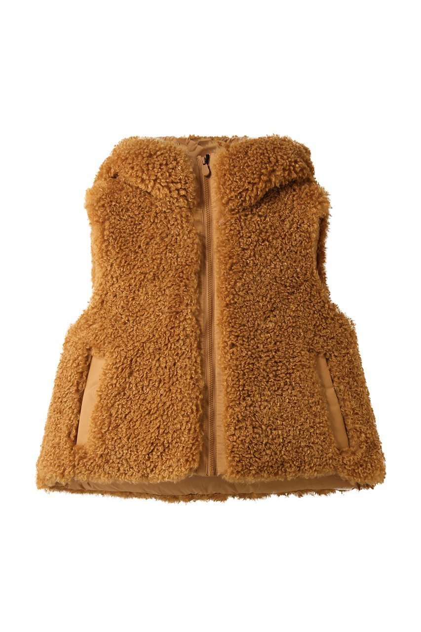 【セーブ ザ ダック/SAVE THE DUCK】のAYLAD82501W CURL/フェイクファーコショートジレ インテリア・キッズ・メンズ・レディースファッション・服の通販 founy(ファニー) ファッション Fashion レディースファッション Fashion for Women アウター Coat / Outerwear Collection レディースジャケット・軽アウター Jackets ジャケット Jacket, Outerwear フェイクファー Faux Fur, Imitation Fur ベスト Vest, Waistcoat トフィーブラウン|ID: prp329100004889418 ipo3291000000036533356