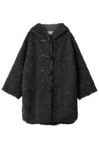 【スリー ドッツ/three dots】のプードルボア ダッフルコート 人気、トレンドファッション・服の通販 founy(ファニー) ファッション Fashion レディースファッション Fashion for Women アウター Coat / Outerwear Collection コート・ロングコート・ピーコート Long Coats, Peacoats & More ダッフルコート Duffle Coats スラックス Slacks, Dress Pants スリット Slit, Slit Detail ダッフルコート Duffle Coat, Toggle Coat デニム Denim, Jeans Material モコモコ Fuzzy, Fluffy ロング Long, Long-Length thumbnail ブラック|ID: prp329100004889424 ipo3291000000036533412