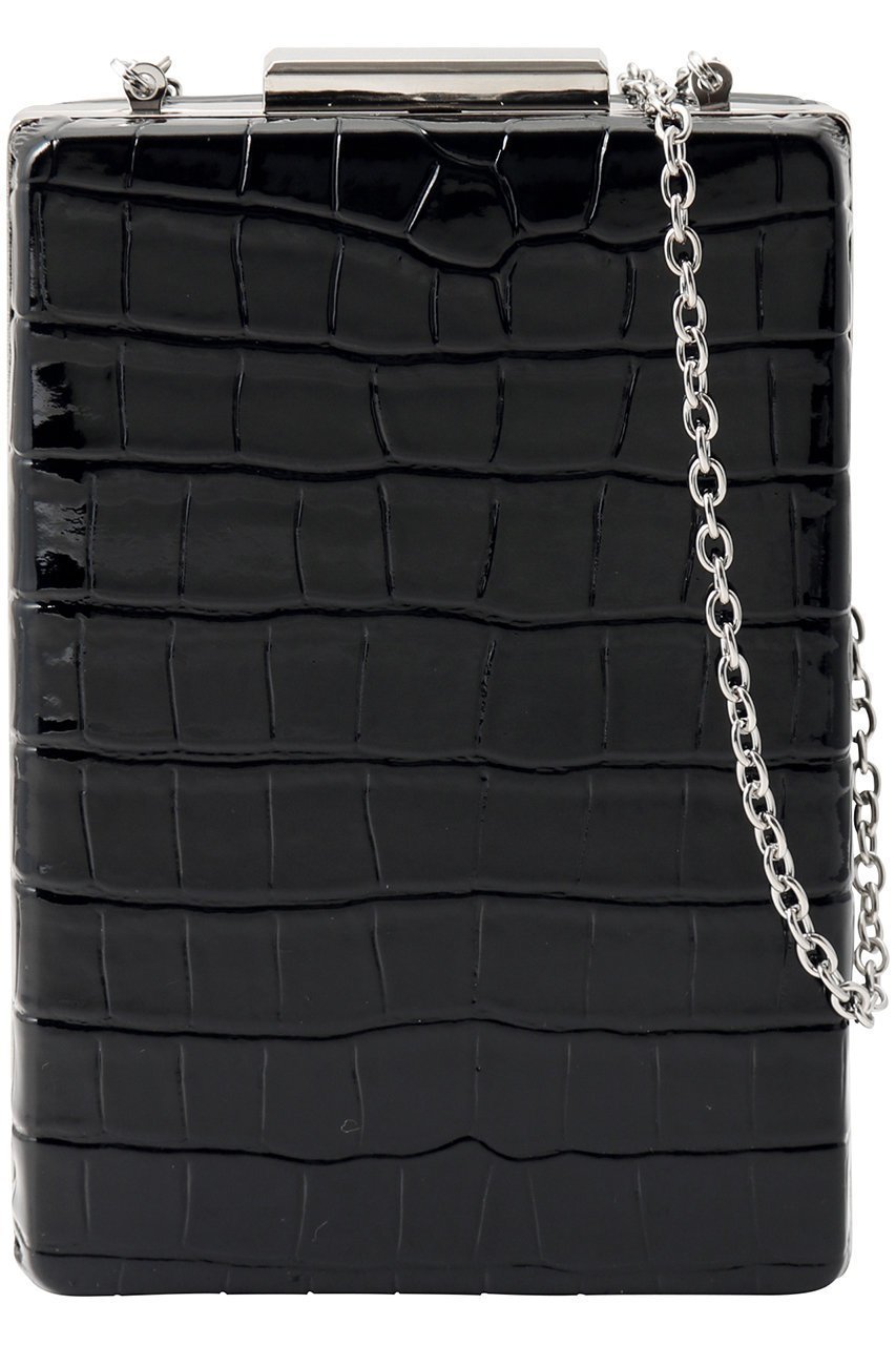 【アルアバイル/allureville】の【Loulou Willoughby】PORTRAIT CROCO CLUTCH インテリア・キッズ・メンズ・レディースファッション・服の通販 founy(ファニー) 　ファッション　Fashion　レディースファッション　Fashion for Women　バッグ　Bags　エレガント 上品　Elegant　クラッチ　Clutch, Clutch Bag　クロコ　Crocodile, Croc Embossed　スクエア　Square, Square Shape　フォルム　Silhouette, Form　ブラック|ID: prp329100004889446 ipo3291000000036533625