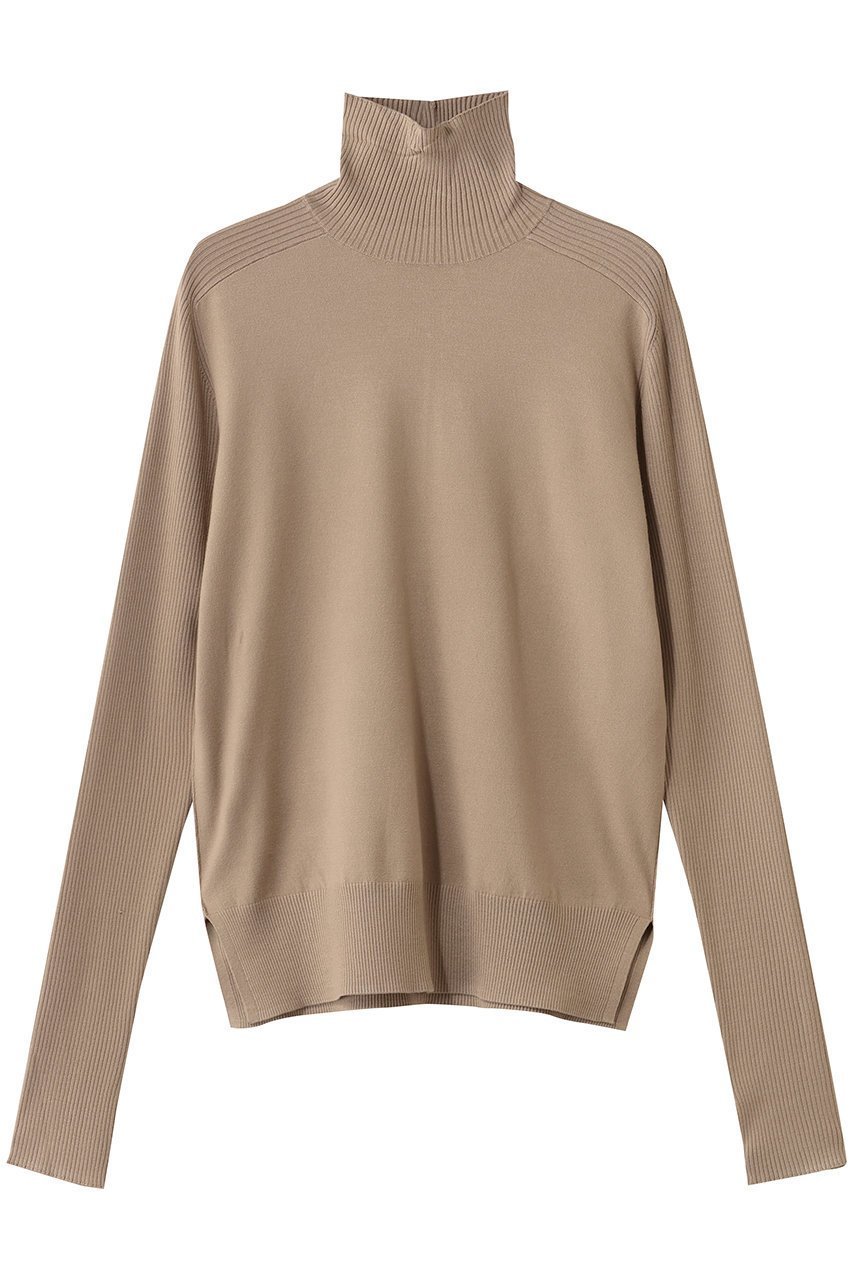 【ベイジ,/BEIGE,】のWILLOW / サムホールハイネックニット インテリア・キッズ・メンズ・レディースファッション・服の通販 founy(ファニー) 　ファッション　Fashion　レディースファッション　Fashion for Women　トップス・カットソー　Cut & Sew Tops　ニット　Knit Tops & Sweaters　カジュアルプルオーバー・ニットトップス　Pullovers & Knit Tops / Casual Pullovers　おすすめ　Recommended / Our Picks　シンプル　Simple, Minimal　スリット　Slit, Slit Detail　タイトスカート　Pencil Skirt, Tight Skirt　タートル　Turtleneck, Turtle Collar　ハイネック　High Neck, Mock Neck　ロング　Long, Long-Length　ワイド　Wide, Wide Fit　人気　Popular, Best Seller　Milk Tea|ID: prp329100004889482 ipo3291000000036533969