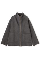 【ベイジ,/BEIGE,】のZION / ウールスタンドカラーショートコート Charcoal|ID: prp329100004889484 ipo3291000000036533988