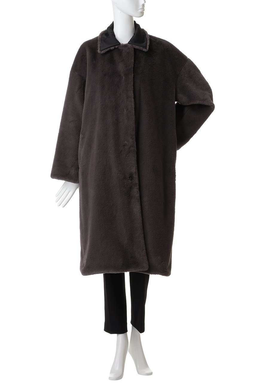 【プレインピープル/PLAIN PEOPLE】のリバーシブルタフタコート 人気、トレンドファッション・服の通販 founy(ファニー) 　ファッション　Fashion　レディースファッション　Fashion for Women　アウター　Coat / Outerwear Collection　コート・ロングコート・ピーコート　Long Coats, Peacoats & More　インナー　Innerwear　タフタ　Taffeta, Structured Fabric　ロング　Long, Long-Length　再入荷　Restock / Back in Stock　other-6|ID: prp329100004889496 ipo3291000000036534145