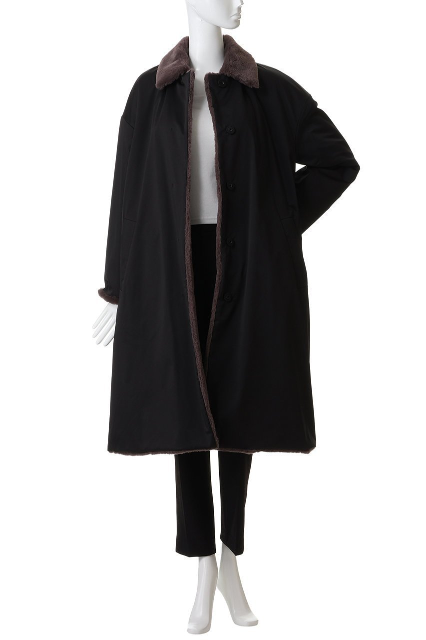 【プレインピープル/PLAIN PEOPLE】のリバーシブルタフタコート 人気、トレンドファッション・服の通販 founy(ファニー) 　ファッション　Fashion　レディースファッション　Fashion for Women　アウター　Coat / Outerwear Collection　コート・ロングコート・ピーコート　Long Coats, Peacoats & More　インナー　Innerwear　タフタ　Taffeta, Structured Fabric　ロング　Long, Long-Length　再入荷　Restock / Back in Stock　other-7|ID: prp329100004889496 ipo3291000000036534147
