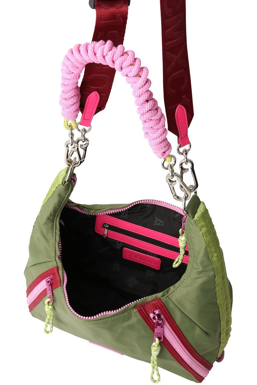 【スティーブマデン/STEVE MADDEN】のBSYNTH ナイロンコンビショルダーバッグ 人気、トレンドファッション・服の通販 founy(ファニー) ファッション Fashion レディースファッション Fashion for Women バッグ Bags コンパクト Compact, Small Size スマート Smart, Elegant フィット Fit, Slim Fit フォルム Silhouette, Form ポケット Pocket, Pocket Detail other-5|ID: prp329100004889498 ipo3291000000036534155