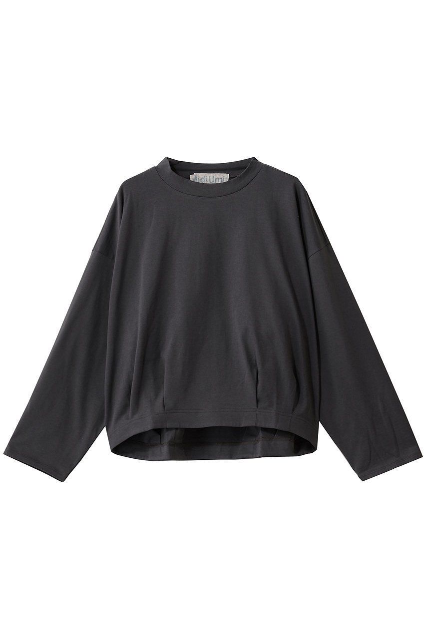 【ミディウミ/MidiUmi】のwide bottle neck P/O プルオーバー インテリア・キッズ・メンズ・レディースファッション・服の通販 founy(ファニー) 　ファッション　Fashion　レディースファッション　Fashion for Women　トップス・カットソー　Cut & Sew Tops　シャツ・ブラウス・オフィスカジュアル　Elegant Blouses & Button-Ups　ロングTシャツ・Tシャツ　Longline T-Shirts & Tees　カジュアルプルオーバー・ニットトップス　Pullovers & Knit Tops / Casual Pullovers　カットソー・ベーシックTシャツ　Cut-and-Sewn Tops / Stretch Tees & Basics　スリーブ　Sleeve, Long Sleeve / Short Sleeve　バランス　Balance, Style Balance　ベーシック　Basic, Essential　ボトルネック　Bottle Neck, Mock Neck　ロング　Long, Long-Length　ワイド　Wide, Wide Fit　c.gray|ID: prp329100004889501 ipo3291000000036534173