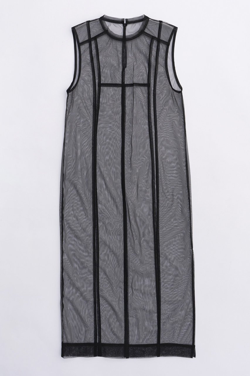 【メゾンスペシャル/MAISON SPECIAL】のTulle Layered Dress/チュールレイヤードワンピース 人気、トレンドファッション・服の通販 founy(ファニー) 　ファッション　Fashion　レディースファッション　Fashion for Women　ワンピース　Dresses　フォーマル・パーティードレス・結婚式用ドレス　Elegant & Casual Dresses　チュニック　Tunic Tops & Dresses　とろみ　Fluid, Flowy Fabric　キャミソール　Camisole, Spaghetti Strap Top　キュプラ　Cupro, Eco Fabric　シアー　Sheer, See-Through　ストライプ　Stripe, Striped Pattern　チュニック　Tunic, Long Top　チュール　Tulip, Tulip Motif　トレンド　Trend, Trending Now　ドッキング　Docking, Mixed Material　リボン　Ribbon, Bow　レース　Lace, Lace Fabric　ロング　Long, Long-Length　エレガント 上品　Elegant　夏　Summer　other-2|ID: prp329100004889512 ipo3291000000036534269